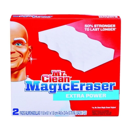 9 Elements Mr. Clean Xtra power Heavy Duty Magic Eraser For Multi-Purpose 4.6 in. L 2 pk 04249